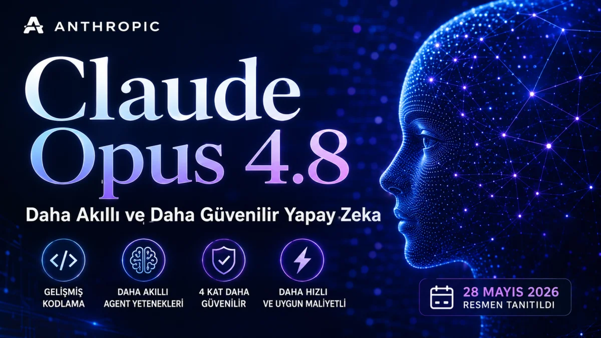 Anthropic, Claude Opus 4.8’i Tanıttı: Daha Akıllı ve Daha Güvenilir Yapay Zeka